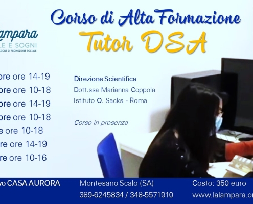 Corso di Alta Formazione per Tutor DSA